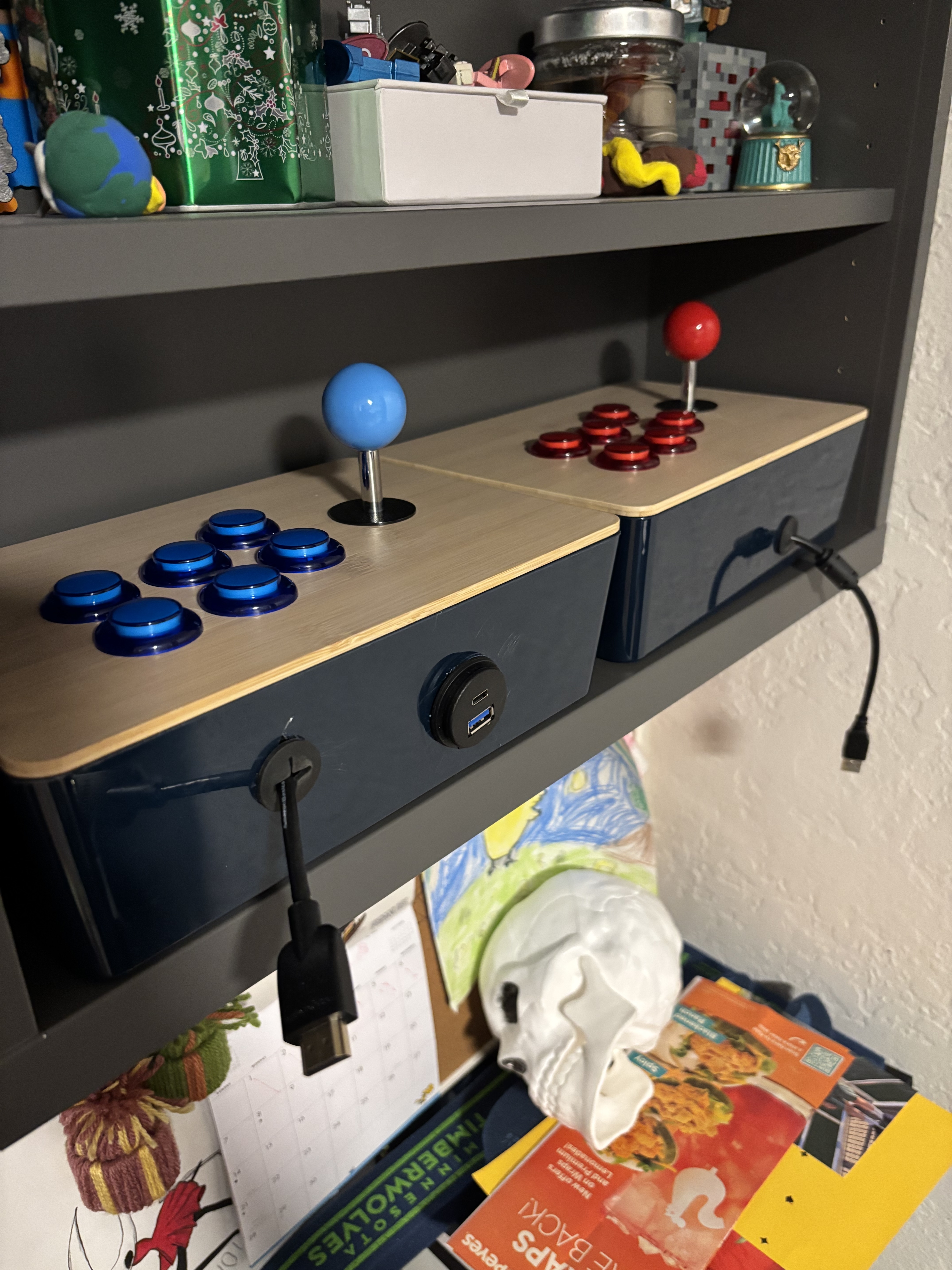 2-player retro arcade boxes